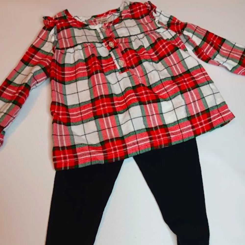 Carters Baby 2-Piece Shirt and Pant Set, 18M